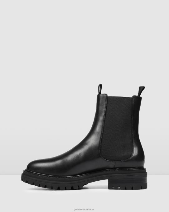 Bloom flat ankle boots Jo Mercer Black Leather Footwear 6D6FN332