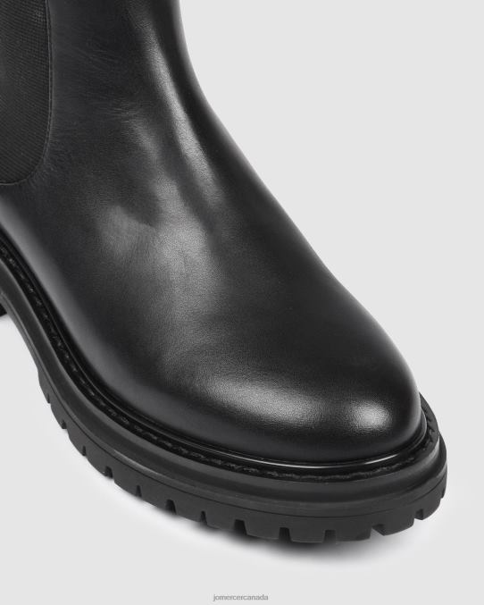 Bloom flat ankle boots Jo Mercer Black Leather Footwear 6D6FN332