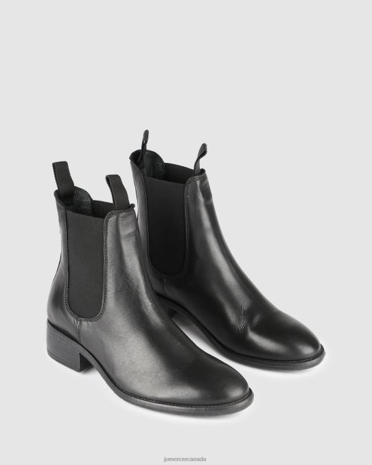 Cisco flat ankle boots Jo Mercer Black Leather Footwear 6D6FN331