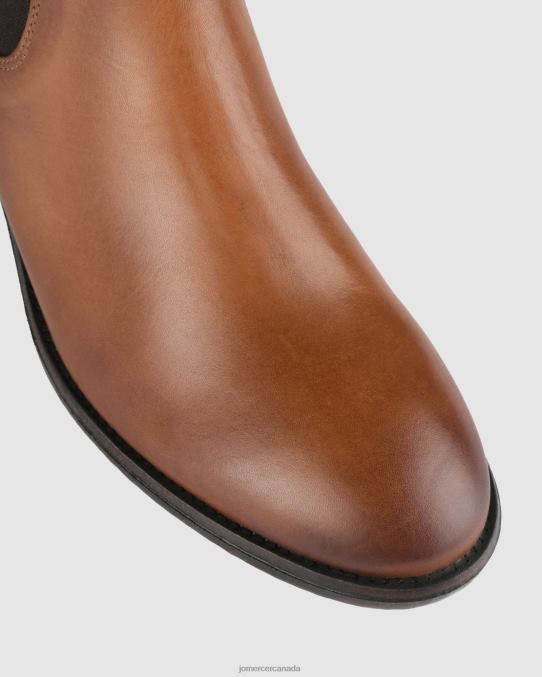 Cisco flat ankle boots Jo Mercer Brandy Leather Footwear 6D6FN330