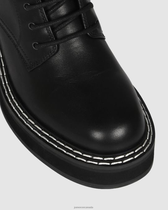Edwin calf boots Jo Mercer Black Leather Footwear 6D6FN385