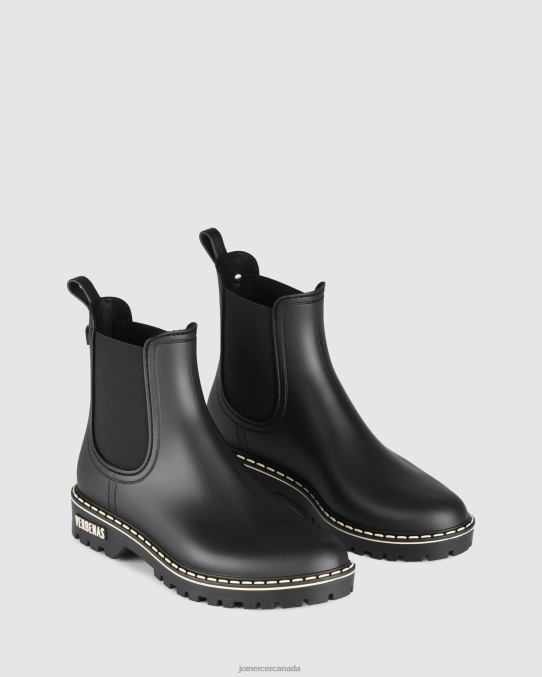 Gaudi flat ankle boots Jo Mercer Black Rubber Footwear 6D6FN325