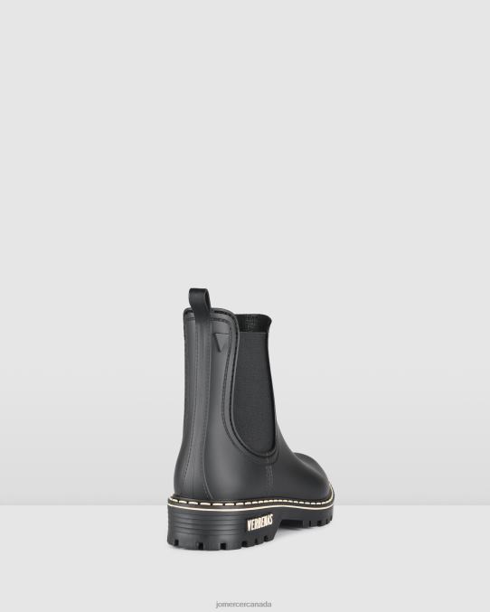 Gaudi flat ankle boots Jo Mercer Black Rubber Footwear 6D6FN325