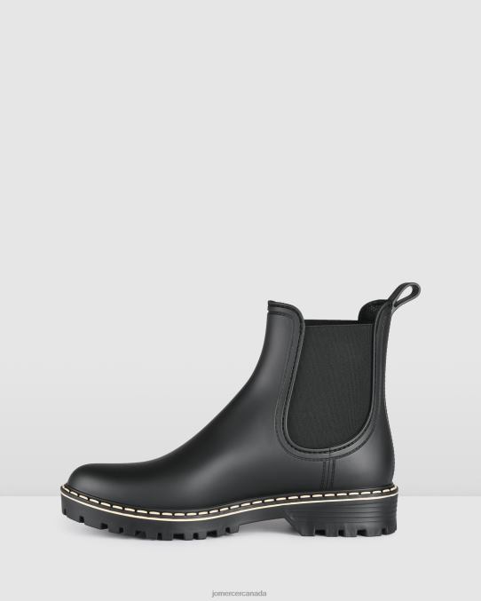 Gaudi flat ankle boots Jo Mercer Black Rubber Footwear 6D6FN325