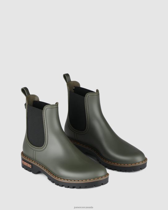 Gaudi flat ankle boots Jo Mercer Khaki Rubber Footwear 6D6FN326
