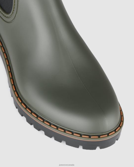 Gaudi flat ankle boots Jo Mercer Khaki Rubber Footwear 6D6FN326