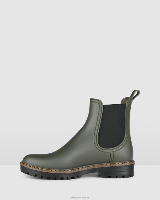 Gaudi flat ankle boots Jo Mercer Khaki Rubber Footwear 6D6FN326