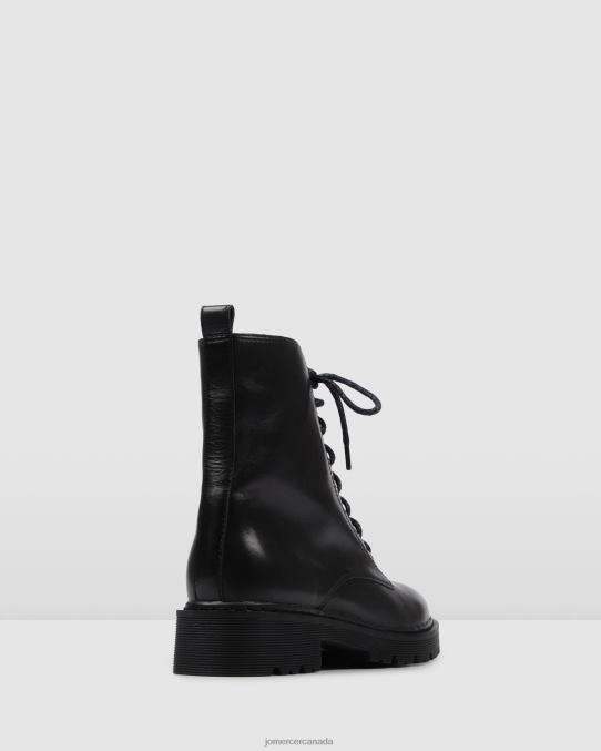 Ziggy flat ankle boots Jo Mercer Black Leather Footwear 6D6FN341