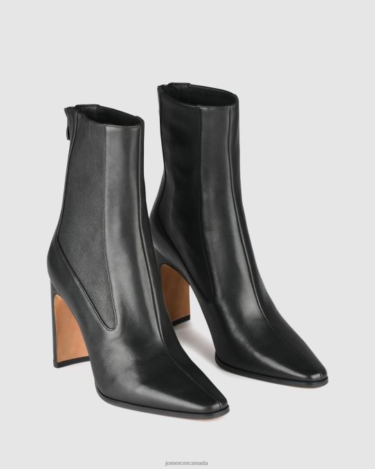 June high ankle boots Jo Mercer Black Leather Footwear 6D6FN306