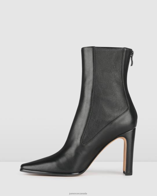 June high ankle boots Jo Mercer Black Leather Footwear 6D6FN306
