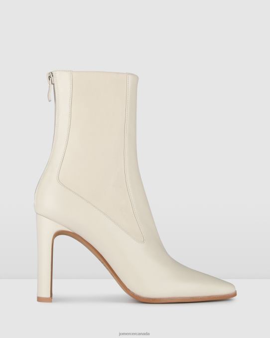 June high ankle boots Jo Mercer Off White Leather Footwear 6D6FN305