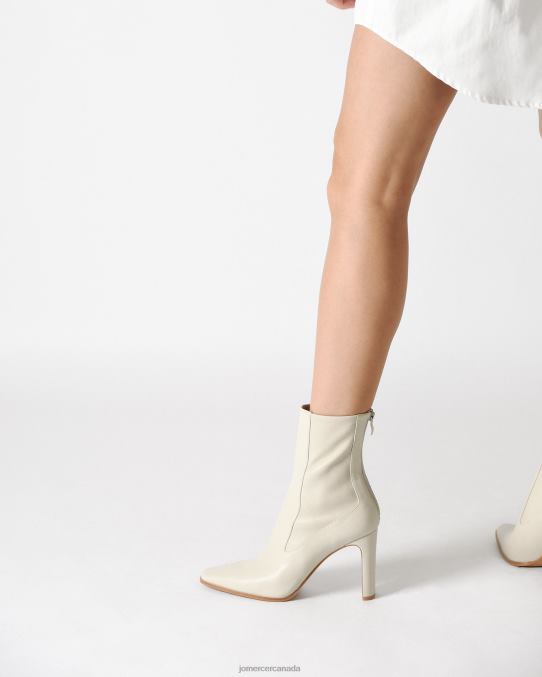 June high ankle boots Jo Mercer Off White Leather Footwear 6D6FN305