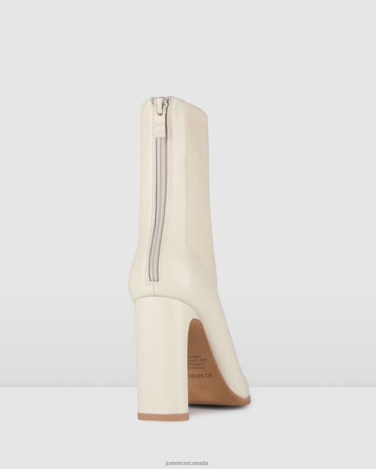 June high ankle boots Jo Mercer Off White Leather Footwear 6D6FN305