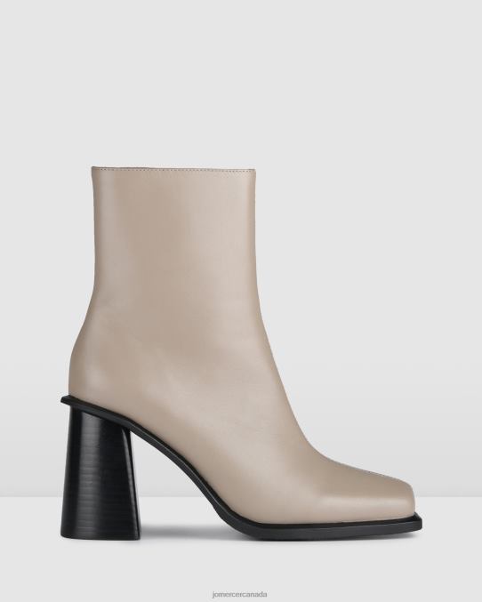 King high ankle boots Jo Mercer Taupe Leather Footwear 6D6FN304