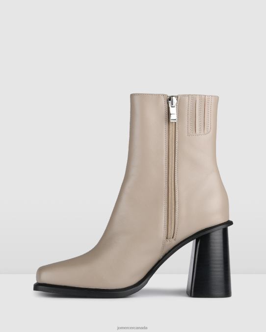 King high ankle boots Jo Mercer Taupe Leather Footwear 6D6FN304