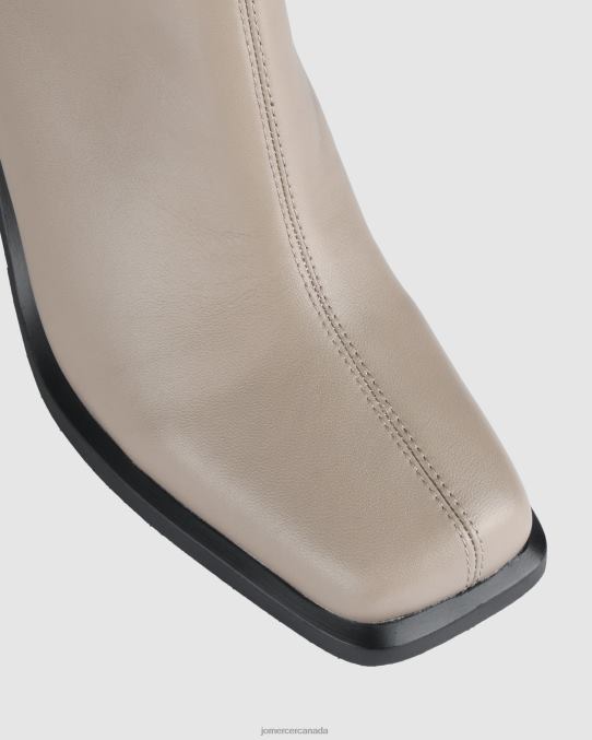 King high ankle boots Jo Mercer Taupe Leather Footwear 6D6FN304