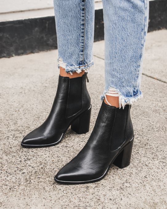 Lover high ankle boots Jo Mercer Black Leather Footwear 6D6FN302