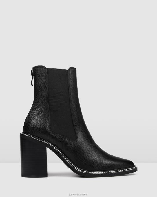 Luxe high ankle boots Jo Mercer Black Leather Footwear 6D6FN314