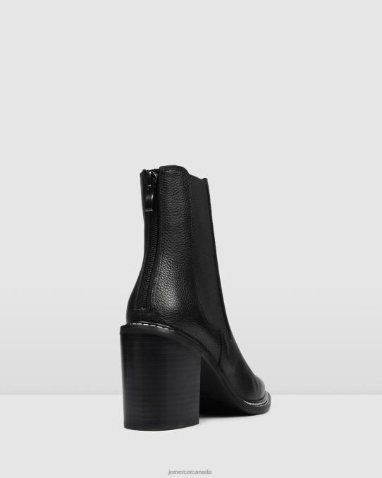 Luxe high ankle boots Jo Mercer Black Leather Footwear 6D6FN314