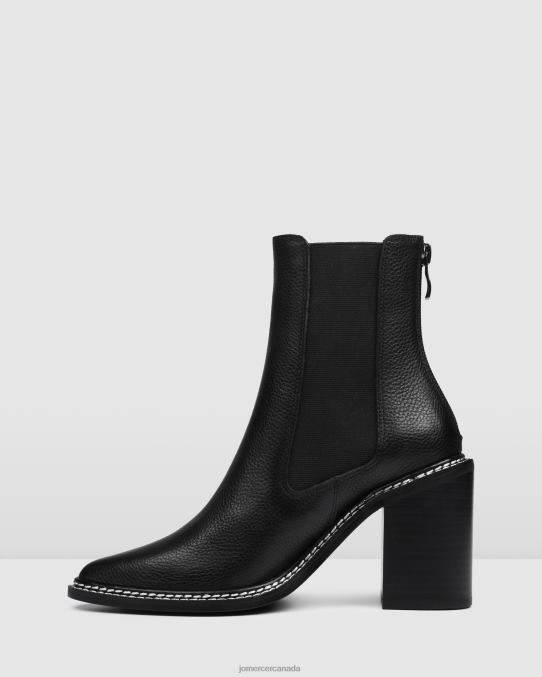 Luxe high ankle boots Jo Mercer Black Leather Footwear 6D6FN314