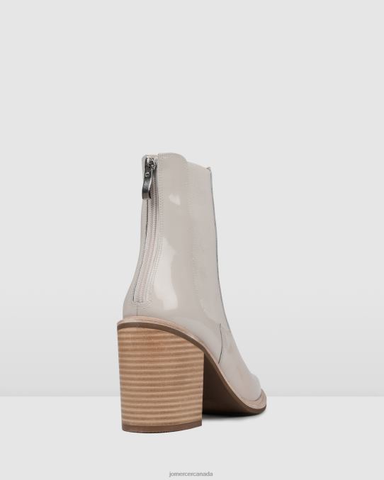 Luxe high ankle boots Jo Mercer Bone Patent Footwear 6D6FN329