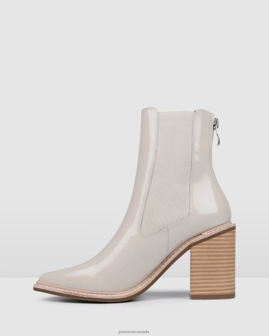 Luxe high ankle boots Jo Mercer Bone Patent Footwear 6D6FN329