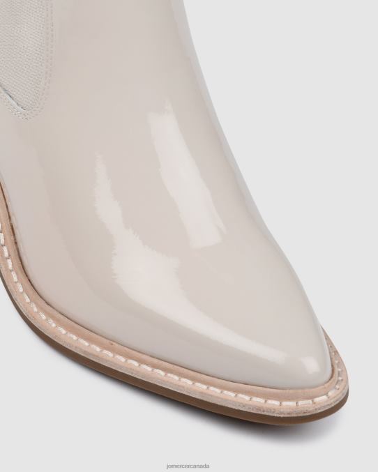 Luxe high ankle boots Jo Mercer Bone Patent Footwear 6D6FN329