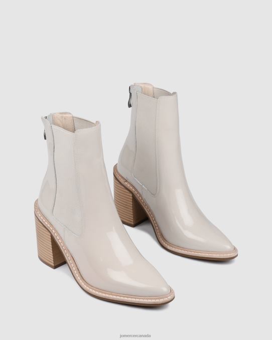 Luxe high ankle boots Jo Mercer Bone Patent Footwear 6D6FN329