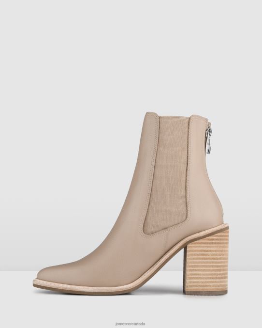 Luxe high ankle boots Jo Mercer Taupe Leather Footwear 6D6FN312