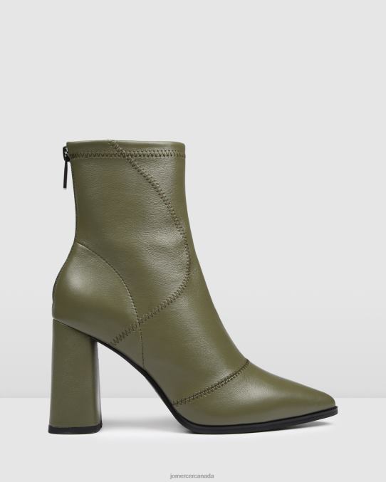 Tex high ankle boots Jo Mercer Olive Green Leather Footwear 6D6FN366