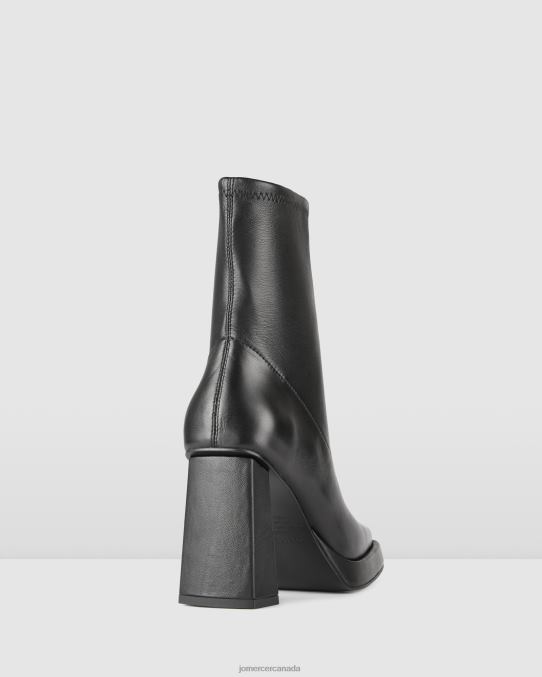 Yale high platform ankle boots Jo Mercer Black Leather Footwear 6D6FN293