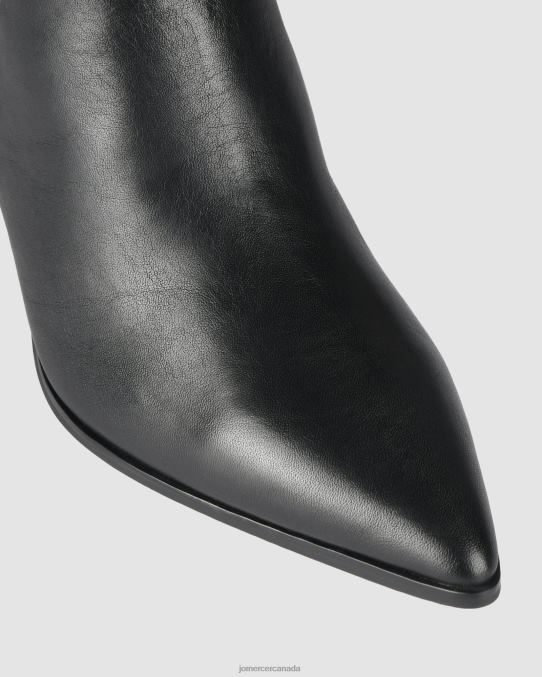 Gin over the knee boots Jo Mercer Black Leather Footwear 6D6FN393