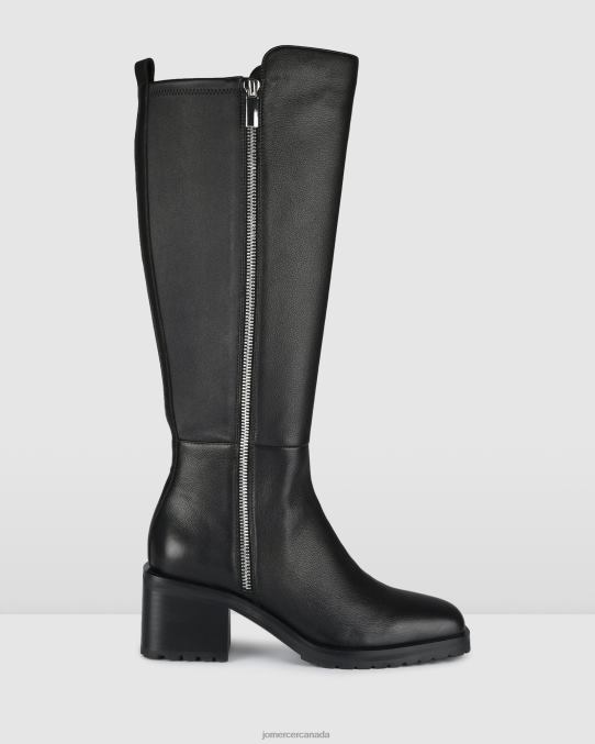 Hamilton knee boots Jo Mercer Black Leather Footwear 6D6FN391