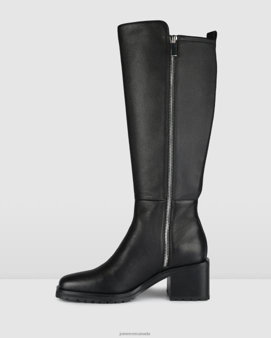 Hamilton knee boots Jo Mercer Black Leather Footwear 6D6FN391