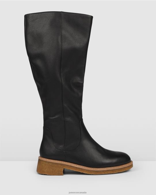 Hira knee boots Jo Mercer Black Leather Footwear 6D6FN387