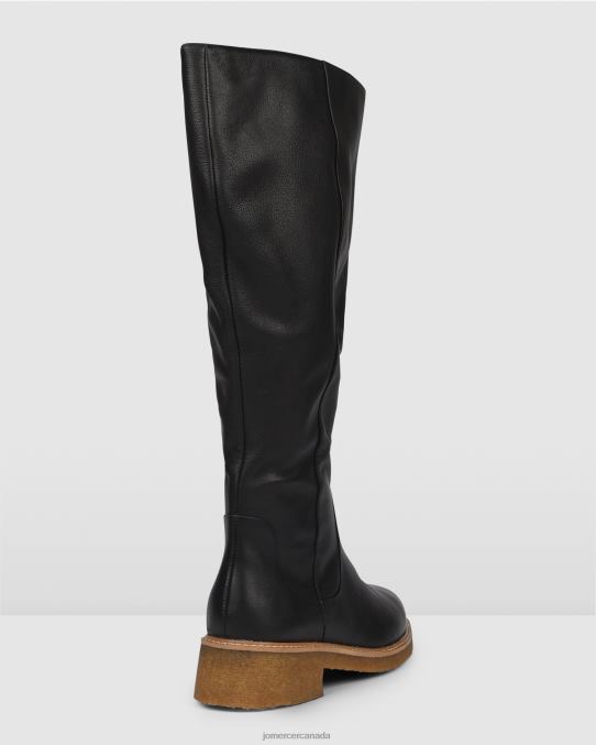 Hira knee boots Jo Mercer Black Leather Footwear 6D6FN387