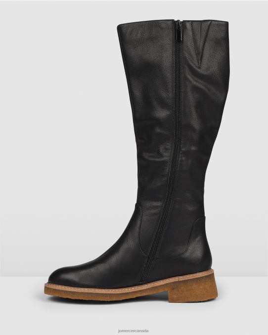 Hira knee boots Jo Mercer Black Leather Footwear 6D6FN387