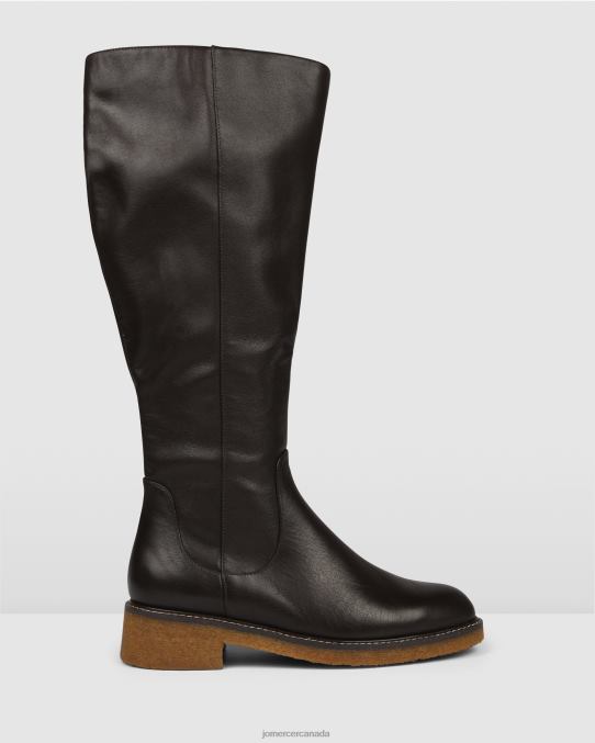 Hira knee boots Jo Mercer Dark Chocolate Leather Footwear 6D6FN386
