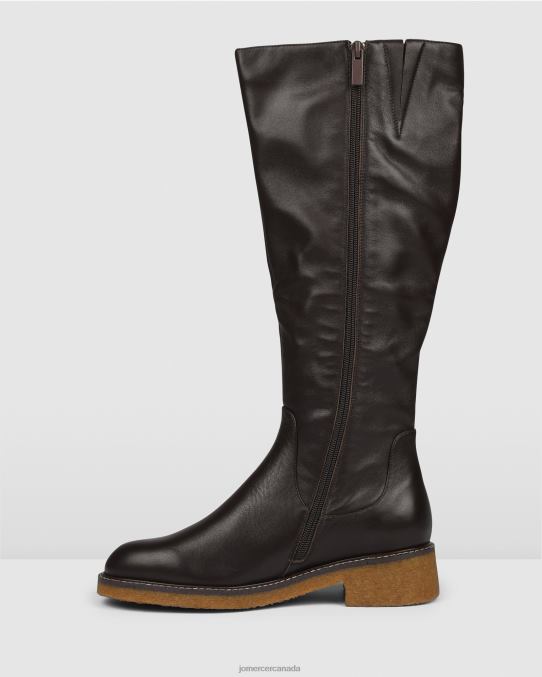 Hira knee boots Jo Mercer Dark Chocolate Leather Footwear 6D6FN386