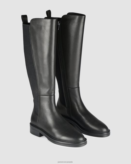Java knee boots Jo Mercer Black Leather Footwear 6D6FN392