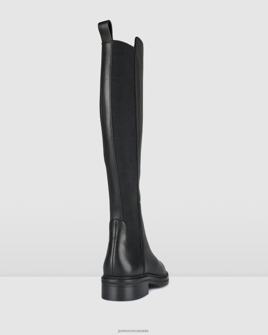 Java knee boots Jo Mercer Black Leather Footwear 6D6FN392