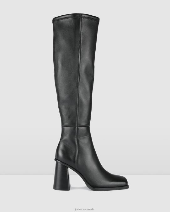 Kahlo knee boots Jo Mercer Black Leather Footwear 6D6FN367