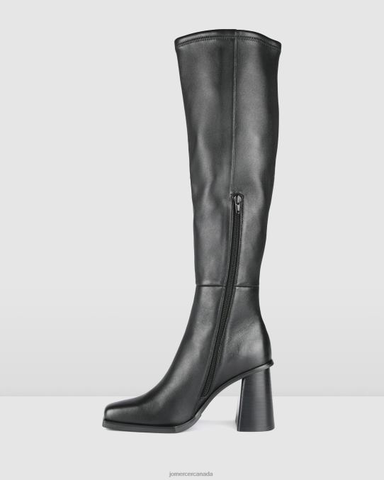 Kahlo knee boots Jo Mercer Black Leather Footwear 6D6FN367