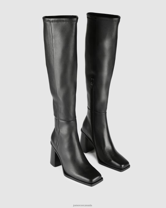 Kahlo knee boots Jo Mercer Black Leather Footwear 6D6FN367