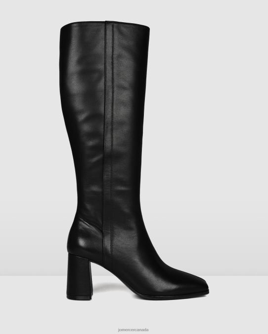 Nellie knee boots Jo Mercer Black Leather Footwear 6D6FN384