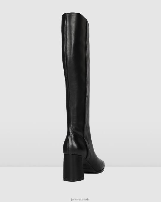 Nellie knee boots Jo Mercer Black Leather Footwear 6D6FN384