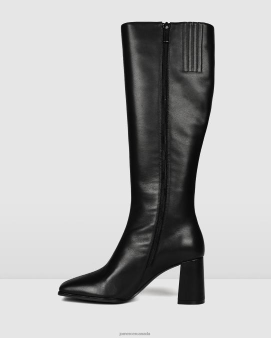Nellie knee boots Jo Mercer Black Leather Footwear 6D6FN384