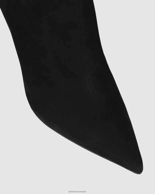 Riviera knee boots Jo Mercer Black Nubuck Footwear 6D6FN379