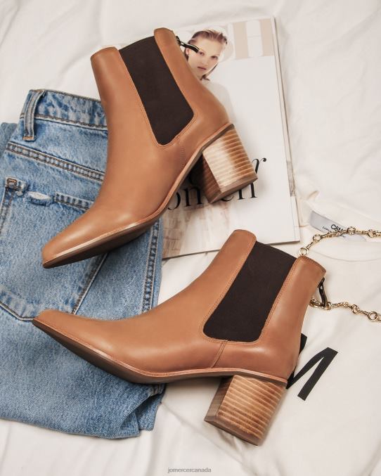 Allure mid ankle boots Jo Mercer Chocolate Leather Footwear 6D6FN362