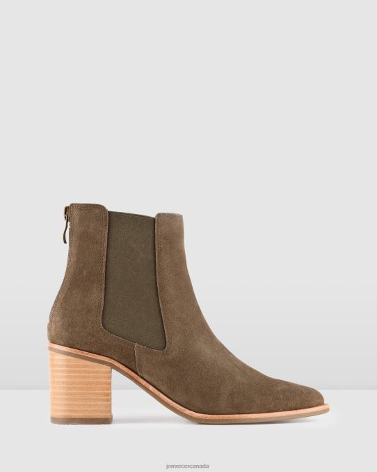 Allure mid ankle boots Jo Mercer Khaki Suede Footwear 6D6FN361
